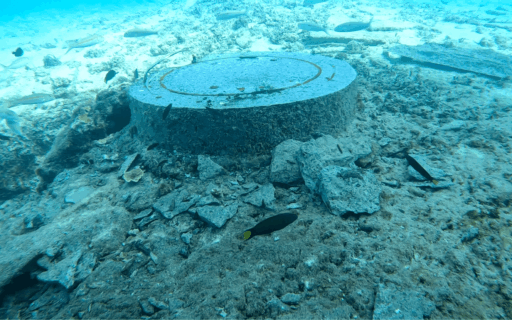 Decoupe Subaquatique - Sous-marine Decoupe pieux beton