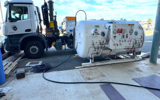 Plongée profonde et Hyperbarie - Maintenance hyperbare Caisson thérapeutique hyperbare